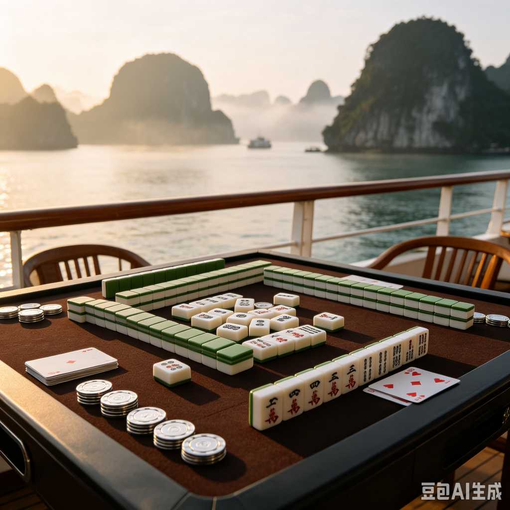 colorful mini mahjong tiles
