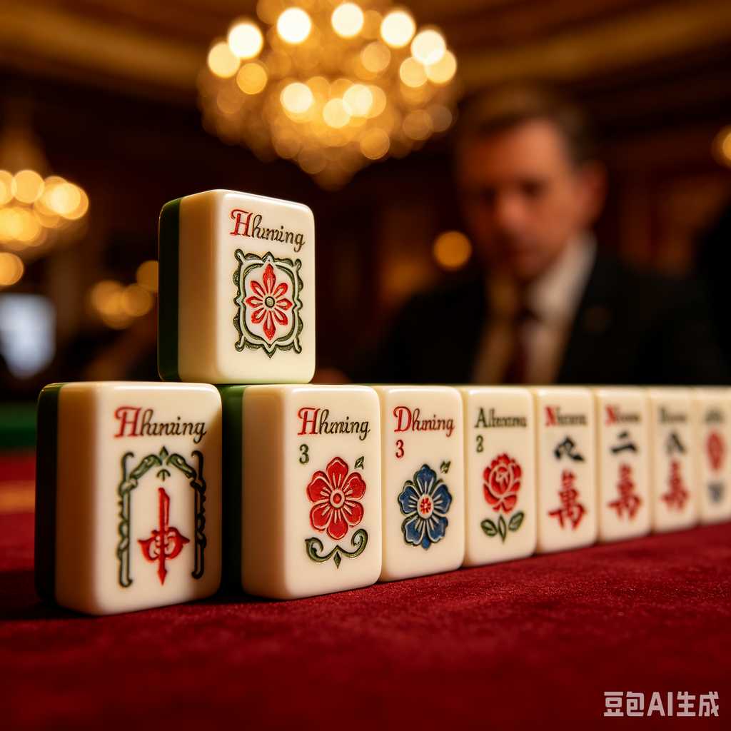 logo printed mahjong gift box
